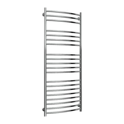 Reina Eos Heated Towel Rail1500 X 600mmPolished Stainless Steel from B&Q