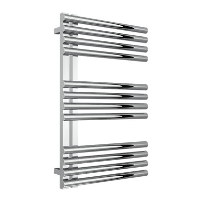 Reina Adora Designer Towel Radiator800 X 500mmPolished Stainless Steel from B&Q