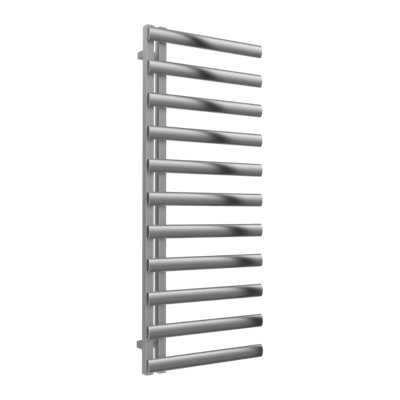 Reina Cavo Stainless Steel Ladder Towel Radiator1230 X 500mmBrushed Stainless Steel from B&Q