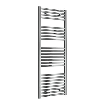 Reina Diva Flat Heated Designer Towel Rail 1400 X 500mm Chrome from B&Q