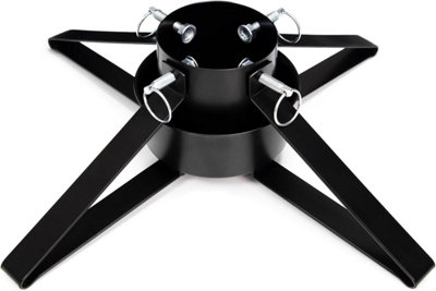 B&Q Christmas Tree Stand For Live Tree, Adjustable Metal Tree Her For Real Christmas Tree Fits Up To 8 Ft, Heavy Duty Christmas Tree