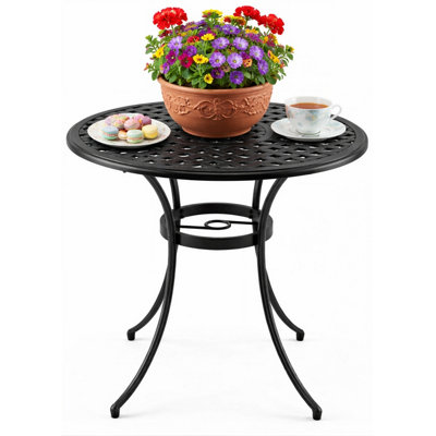 Centurion Supports Prego Black Garden And Patio Cast Aluminium Bistro Table from B&Q
