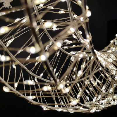 50cm 1440 Warm White LEDs Outdoor Christmas Wreath with Lights Pre Lit ...