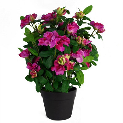 50cm Artificial Rhododendron Pink | DIY at B&Q