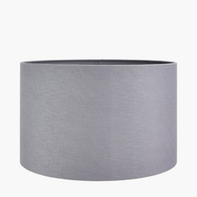 50cm Grey Linen Drum Lamp Shade For Table And Floor Lamps