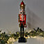 50cm LED Battery Operated Indoor Christmas Wooden Nutcracker Decoration