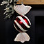 50cm Red and White Stripe Hanging Christmas Candy Bauble Decoration