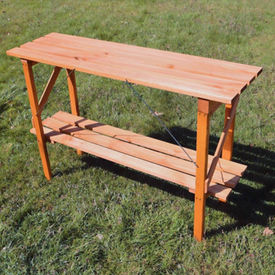 Wooden greenhouse staging b&q hotsell