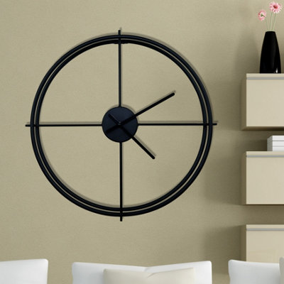 50cm x 50cm Black Larry's Minimalist - 3
