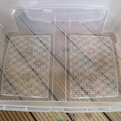 50L Smart Storage Box, Clear with Clear Extra Strong Lid, Stackable and ...