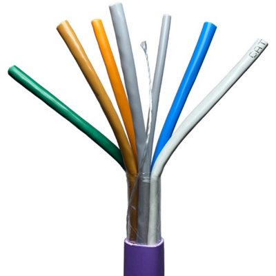 50m (164 ft) - Low Smoke CAT5e Cable 25 Pair Multi-Core UTP Ethernet Network LAN RJ45 LSZH