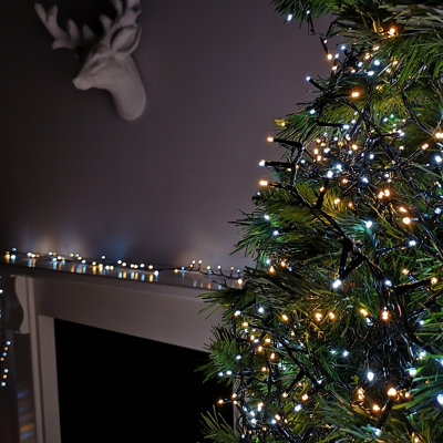 50M 2000 LED TREEBRIGHTS CHRISTMAS STRING LIGHTS WITH TIMER IN COOL ...
