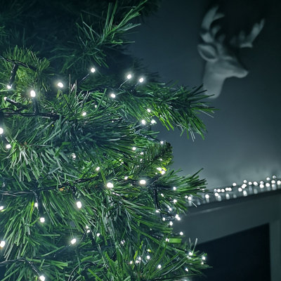 50m 2000 LED TreeBrights Christmas String Lights with Timer in Cool White