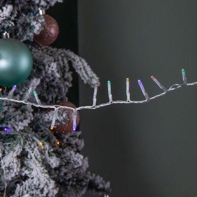 50m 2000 LED TreeBrights Christmas String Lights with Timer in Multi ...