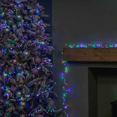 50m 2000 LED TreeBrights Christmas String Lights with Timer in Multi ...