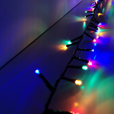 50m 2000 LED TreeBrights Christmas String Lights with Timer in Multi ...