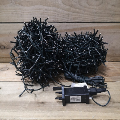 50m 2000 LED TreeBrights Christmas String Lights with Timer in Multi ...
