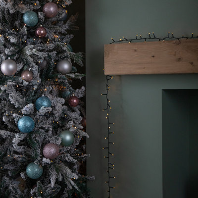 50m 2000 LED TreeBrights Christmas String Lights with Timer in Vintage Gold