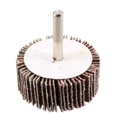 50mm 40 Grit Flap Wheel Disc Abrasive Sanding Pad Paint Rust Remover 1 Pack DIY at B&Q