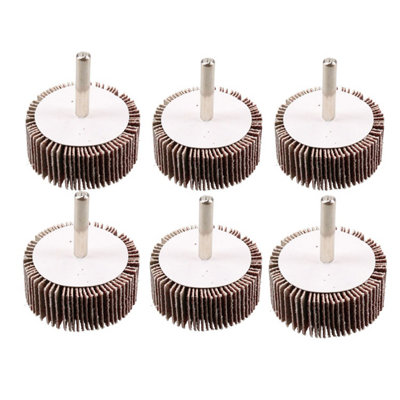 50mm 80 Grit Flap Wheel Disc Abrasive Sanding Pad Paint Rust Remover 6 Pack