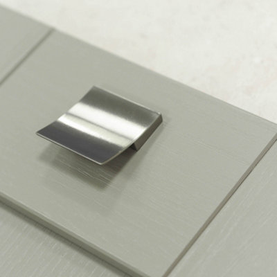 50mm Brushed Nickel Square Pull