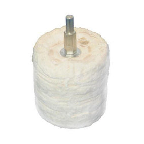 50mm Cylinder Polishing Buffing Mop Interior Surfaces Use With Drill