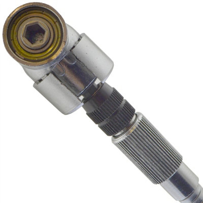 AB Tools Offset Screwdriver Bit Holder 3-Piece Set – 105° Angle, 37-320mm, 1/4" Hex Drive