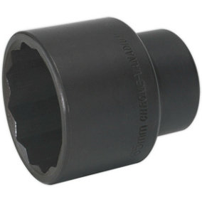 50mm Forged Bi-Hex Impact Socket - 3/4" Sq Drive - Corrosion Resistant - Steel