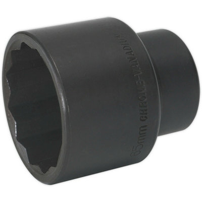 50mm Forged Bi-Hex Impact Socket - Durable Steel Tool for Heavy-Duty Applications