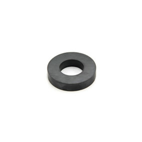 50mm O.D. x 25mm I.D. x 10mm thick Y30BH Ferrite Ring Magnet - 4kg Pull