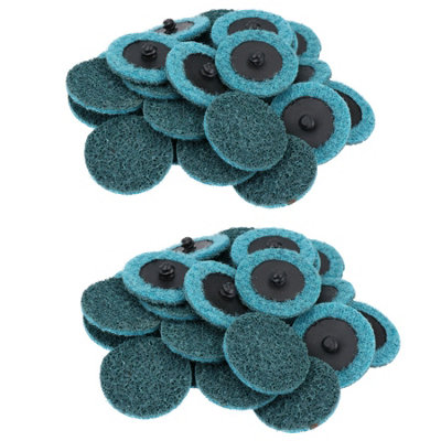 50mm Quick Change Type R Roloc Conditioning Sanding Discs 400 Grit 50pc