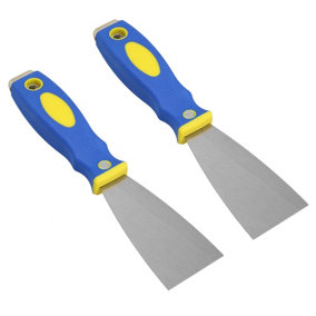 50mm Soft Grip Scraper Remover Decorating Wallpaper Paint Removal 2pk