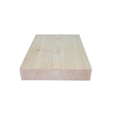 50mm (T) x 225mm (W) Redwood Planed All Round (Finish 45x220mm ...