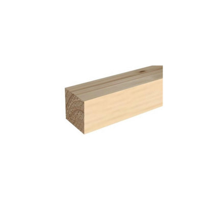 50mm (T) x 50mm (W) Redwood Planed All Round (Finish 45x45mm) - 3600mm ...