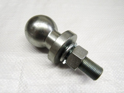 50MM Tow Ball Pin 2" Short Shank 19MM Thread (3/4" 0.35 Ton ATV Quad Trailer Hitch)