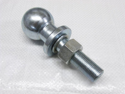50MM Tow Ball Pin 3" Short Shank 19MM Thread (3/4" 0.5 Ton Tractor ATV Quad Trailer Hitch)
