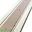 50mm Wide Non-Slip Anti-Skid Decking Strips - Safety and Style for Outdoor Space - BEIGE Beige 1000mmx50mm - x11