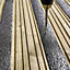 50mm Wide Non-Slip Anti-Skid Decking Strips - Safety and Style for Outdoor Space - Black - slips Away - 1200mmx50mm - x11 pcs