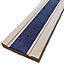 50mm Wide Non-Slip Anti-Skid Decking Strips - Safety and Style for Outdoor Space - Black - slips Away - 1200mmx50mm - x3 pcs