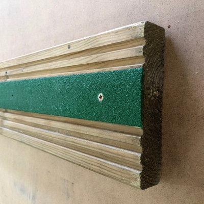 Non Slip Decking Strips - Set van 20, 50mm x 600mm Convex Anti Slip