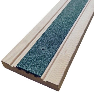 50mm Wide Non-Slip Anti-Skid Decking Strips - Safety and Style for Outdoor Space - GREEN Green 600mmx50mm -x1