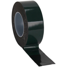 50mm x 10m Double-Sided Adhesive Outdoor Foam Tape - Green Backed - High Tack