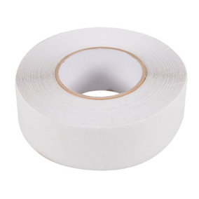 50mm x 18m CLEAR Anti Slip Tape Slippery Wet Steps Surfaces PVC Adhesive Roll