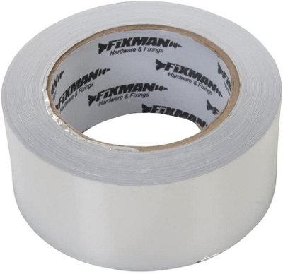 50mm x 45m Aluminium Foil Tape Adhesive Insulation / Underlay Jointing Tape