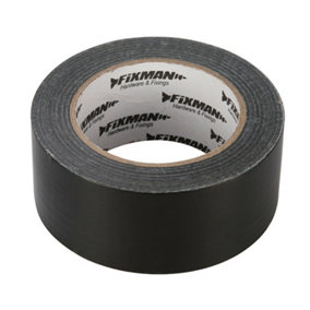 50mm x 50m BLACK Heavy Duty Duct Tape Strong Waterproof Grab Adhesive Tearable
