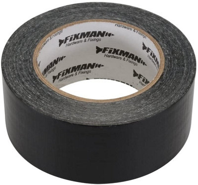 50mm X 50m Black SUPER HEAVY DUTY Duct Tape Strong Waterproof Grab ...