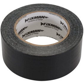 50mm x 50m Black SUPER HEAVY DUTY Duct Tape Strong Waterproof Grab Adhesive Roll