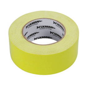 50mm x 50m BRIGHT YELLOW Heavy Duty Duct Tape Strong Waterproof Grab Adhesive