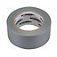 50mm x 50m SILVER Heavy Duty Duct Tape Strong Waterproof Grab Adhesive Tearable