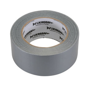 50mm x 50m SILVER Heavy Duty Duct Tape Strong Waterproof Grab Adhesive Tearable